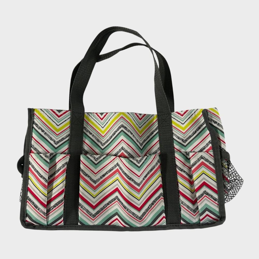 Thirty-One Organizing Keep It Caddy Party Punch Chevron Pattern